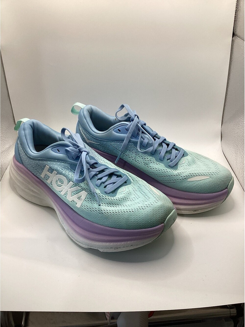 Size 8.5 - Hoka One One HOKA Bondi 8 Airy Blue Sunlit Ocean W